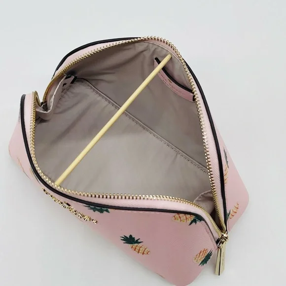 Kate Spade Staci Small Pineapples Printed Make up Bag - Picture 3 of 4